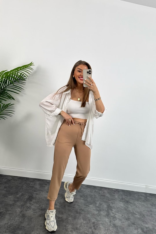 Beli Lastikli Mango Model Atlas Jogger Camel