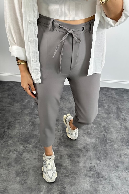 Beli Lastikli Mango Model Atlas Jogger Gri
