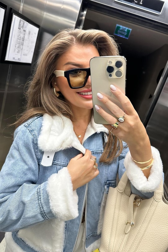 Lüx Kalite İpek Kürklü Premium Jean Mont