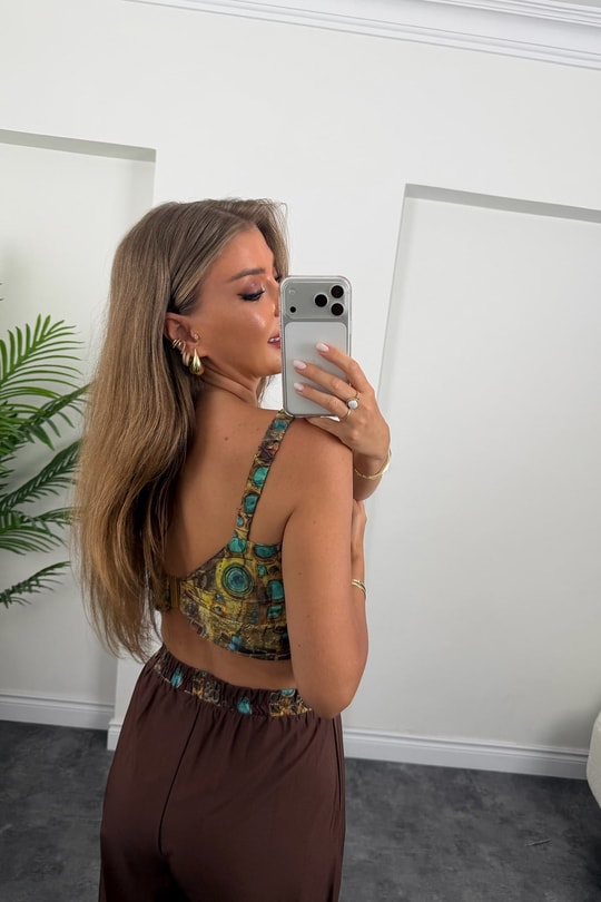 Lüx Marka Model 3 Parçalı Tasarım Kimono Takım 