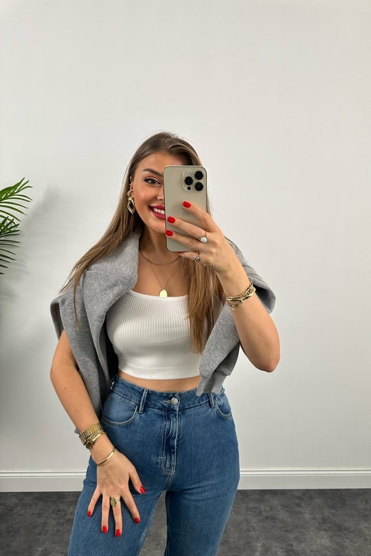Orjinal Marka Likralı Yüksek Bel BF Jean