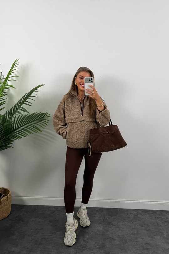 Oysh Model Basic Polar Sweat Kahve