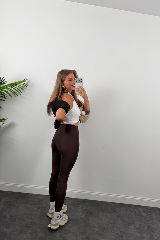 Oysh Model Lüx Kalite Soft Touch Tayt Acı Kahve 