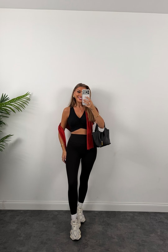 Oysh Model Lüx Kalite Soft Touch Tayt Siyah 