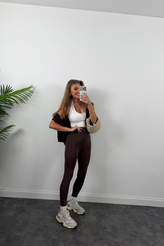 Oysh Model Lüx Kalite Soft Touch Tayt Acı Kahve 