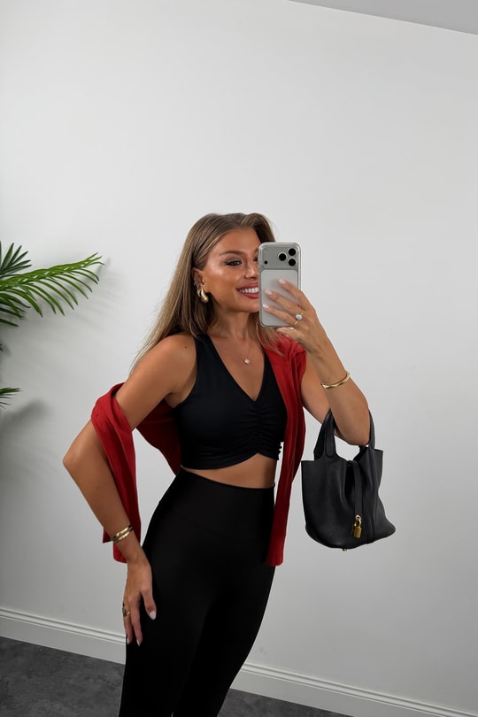 Oysh Model Lüx Kalite Soft Touch Tayt Siyah 