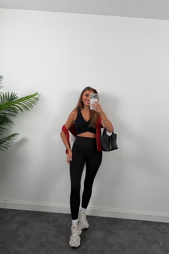 Oysh Model Lüx Kalite Soft Touch Tayt Siyah 