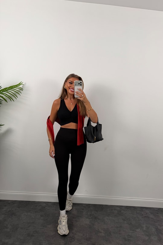 Oysh Model Lüx Kalite Soft Touch Tayt Siyah 