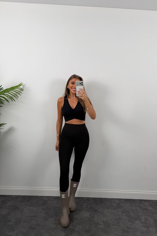 Oysh Model Lüx Kalite Soft Touch Tayt Siyah 