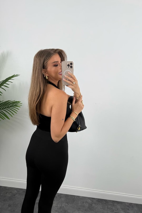 Oysh Model Lüx Kalite Soft Touch Tayt Siyah