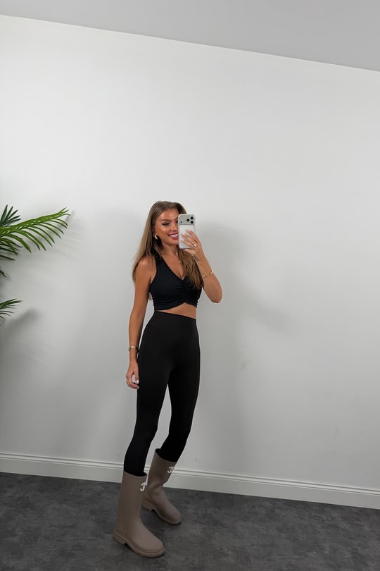 Oysh Model Lüx Kalite Soft Touch Tayt Siyah 