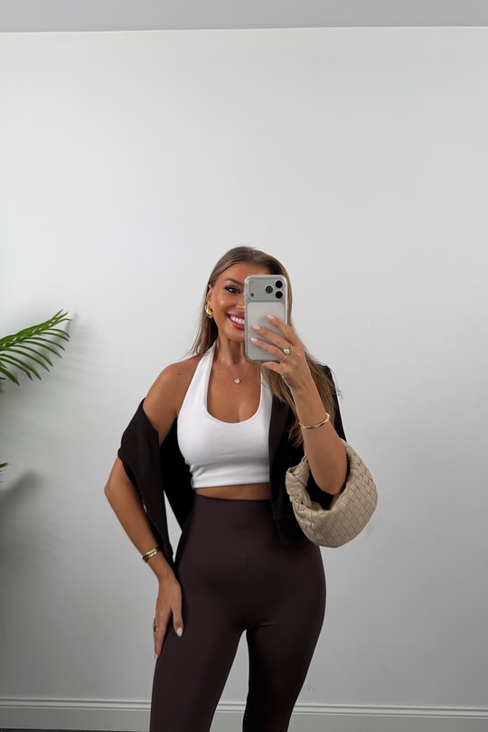 Oysh Model Lüx Kalite Soft Touch Tayt Acı Kahve 