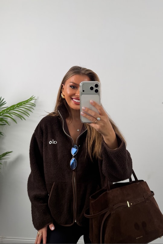 Oysh Model Polar Ceket Ola Kahve