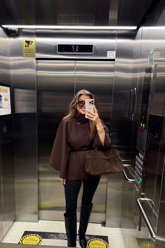 Pinterest Kemerli Kaşe Panço Kaban Acı Kahve