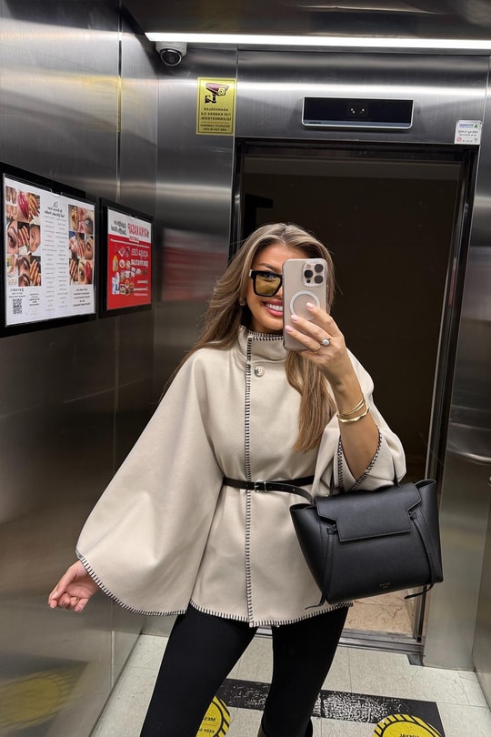 Pinterest Oyalı Kemerli Kaşe Panço Kaban Taş