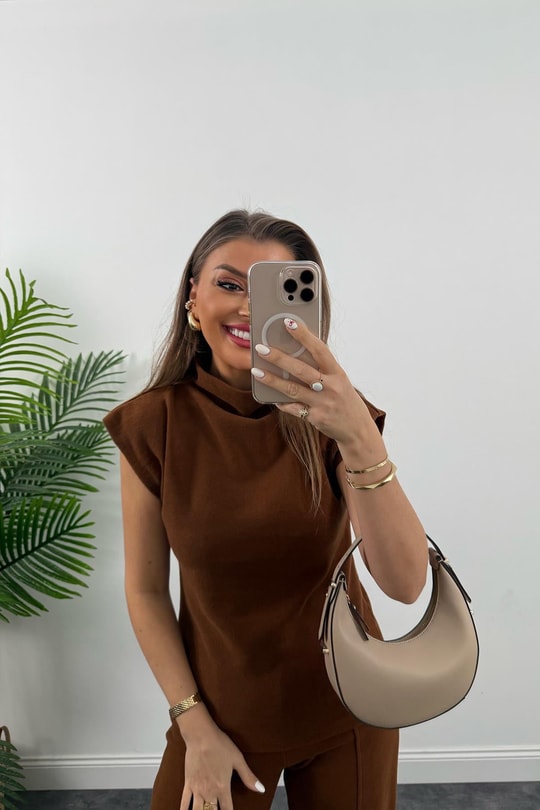 Premium Seri Dik Yaka Likralı Çelik Selanik Takım Taba