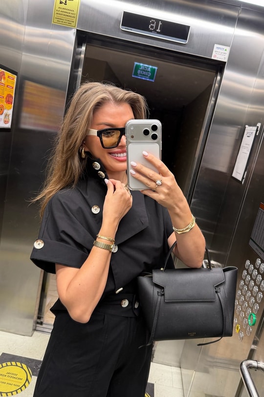 Premium Seri Dik Yaka Yelek Pantolon Harem Takım Siyah