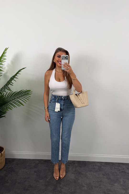 Premium Seri Kalem Paça Ütülü BF Jean 1004 Klasik Mavi