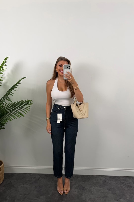 Premium Seri Kalem Paça Ütülü BF Jean 1014 Tintli Dark Blue 