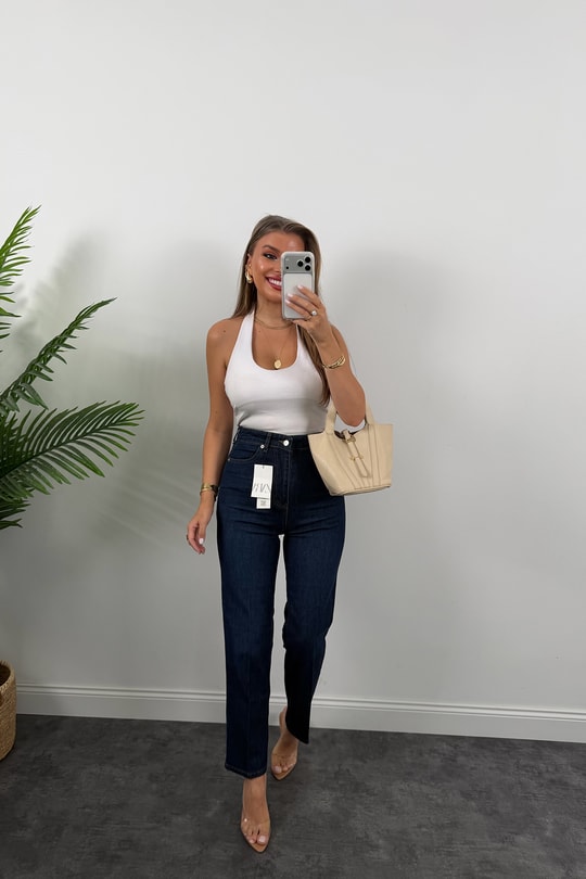 Premium Seri Kalem Paça Ütülü BF Jean 1022 Koyu Mavi