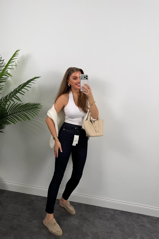 Premium Seri Likralı Skinny Jean Lacivert