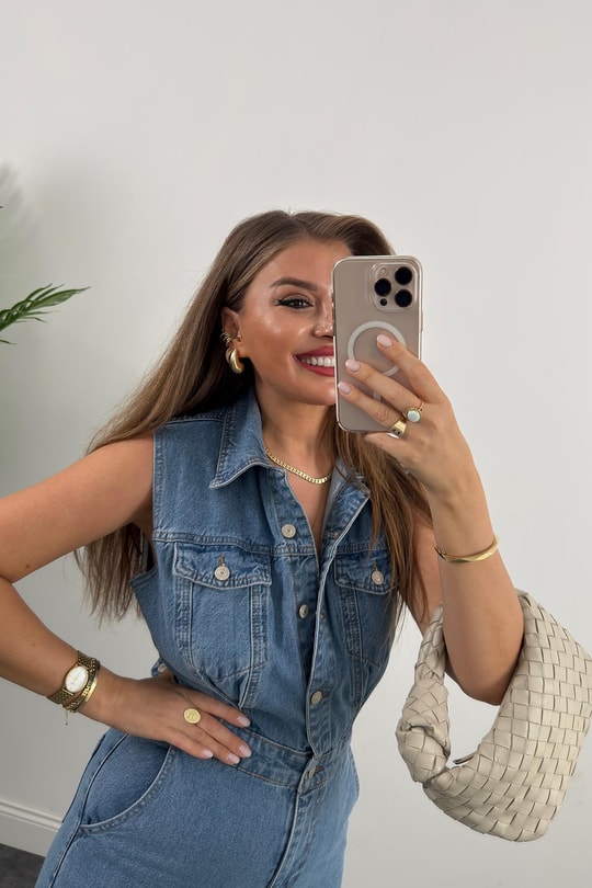 Premium Seri Sıfır Kol Jean Tulum