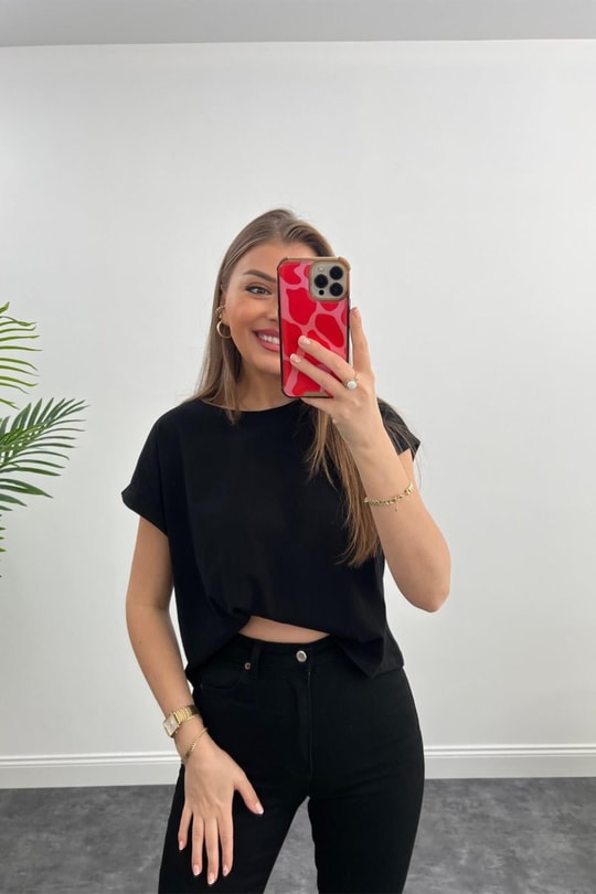 Premium Seri Süper Black Ultra Yüksek Bel Jean Siyah