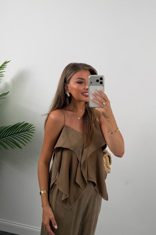 Premium Seri Üstü Valonlu Tensel Takım Bronz