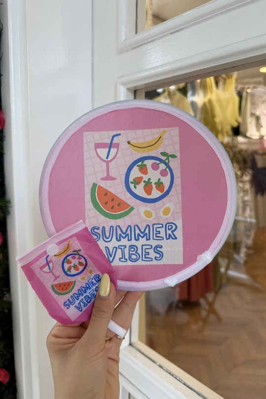 Summer Katlanabilir Çantalı Yelpaze