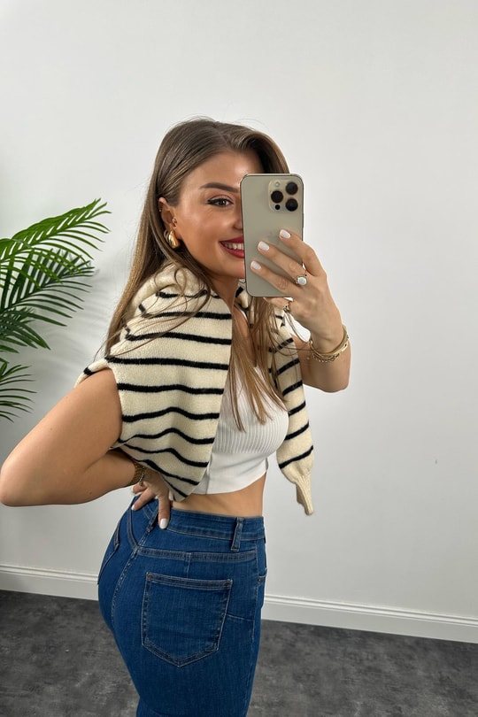 Topshop Jamie Push Up Efektli Power Likra Soft Touche Jean Koyu Mavi