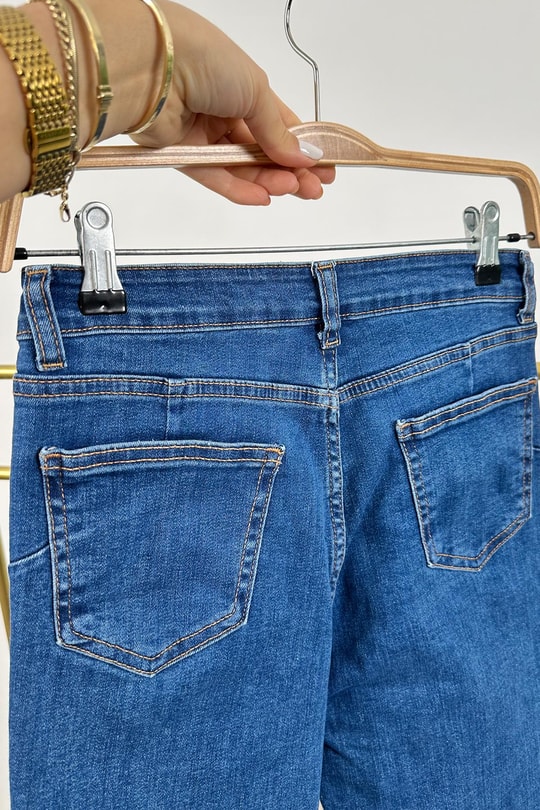 Topshop Jamie Push Up Efektli Power Likra Soft Touche Jean Koyu Mavi