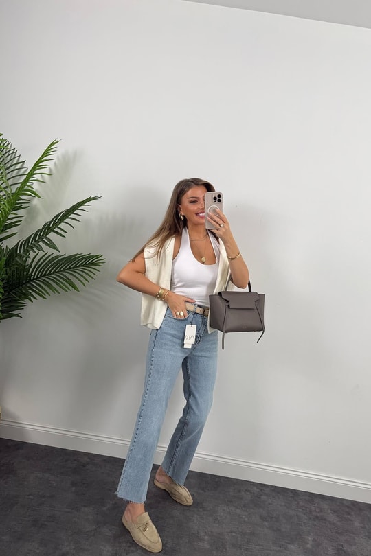 Ütülü Paça Premium Kalite Bf Jean 501 Mavisi 1018