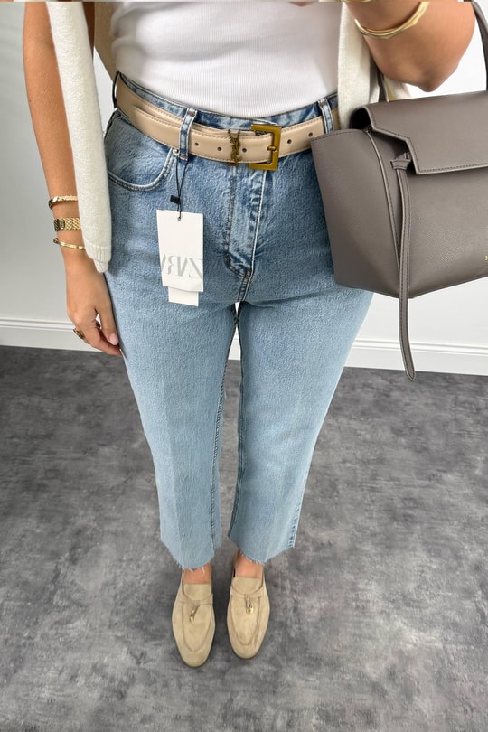Ütülü Paça Premium Kalite Bf Jean 501 Mavisi 1018