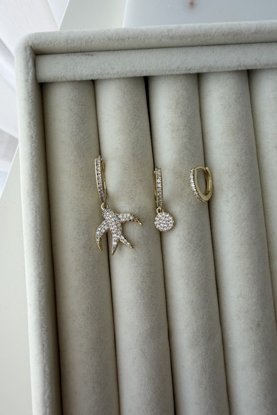Xupıng Kırlangıç Model Set Küpe