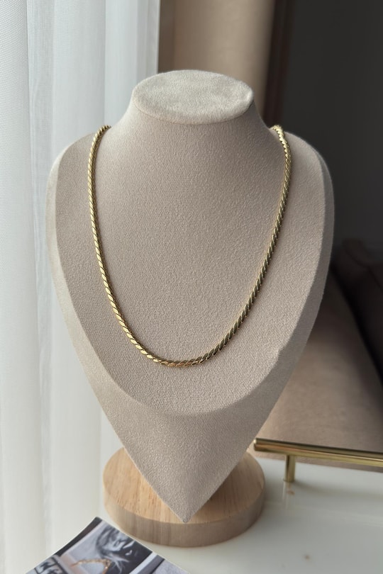 Xupıng Örgü Zincir Kolye (60cm)