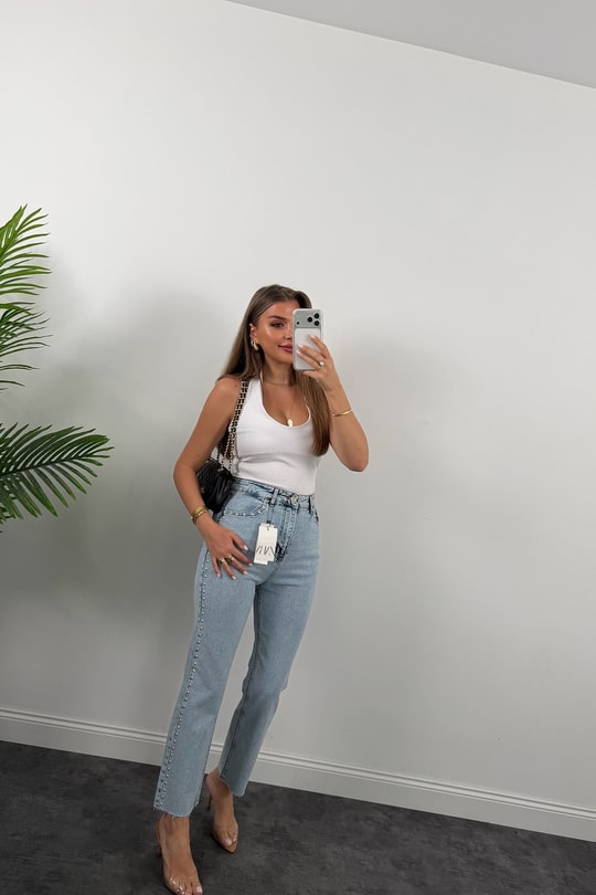 Yanı Zımbalı Premium Bf Jean 1006 Mavi