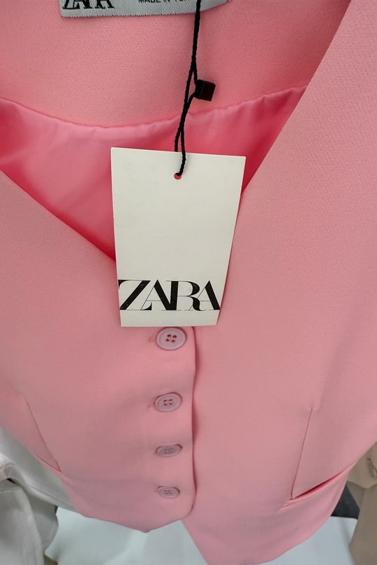 Zra Model Double Atlas Kumaş Astarlı Basic Yelek Tatlı Pembe