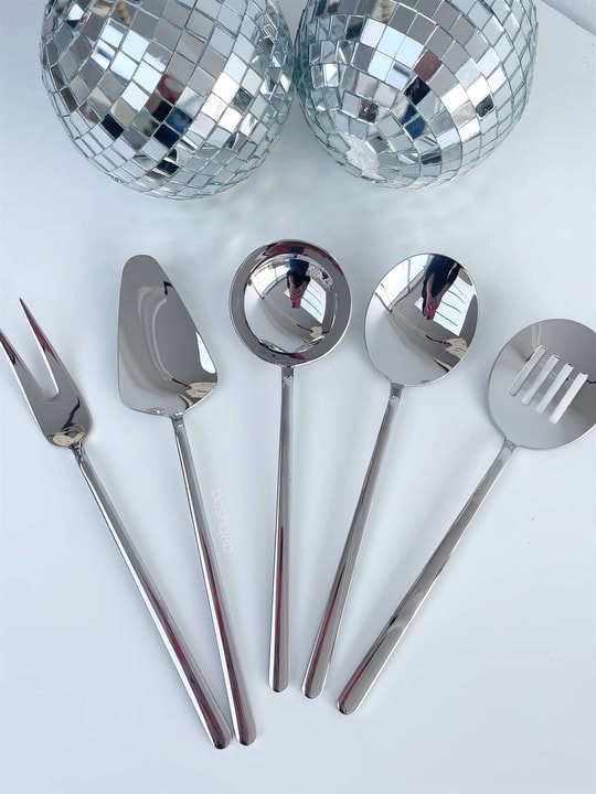  Alicante Gümüş 5 Parça Servis Seti