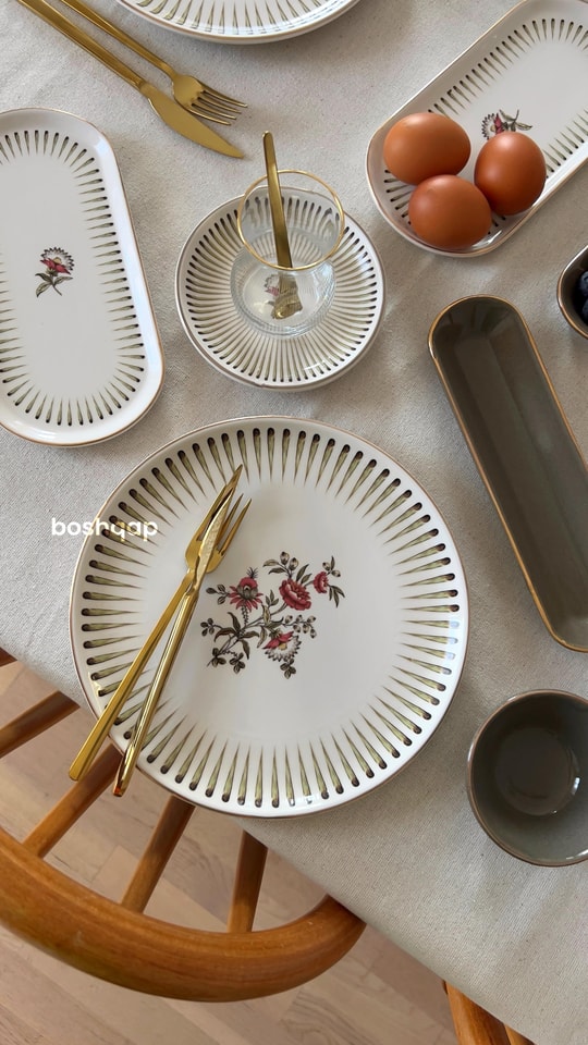 Floral Line 6 Kişilik 32 Parça Porselen Kahvaltı Seti