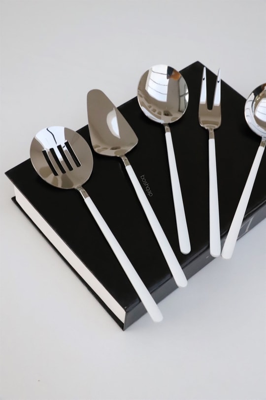 Alicante Beyaz 5 Parça Servis Seti