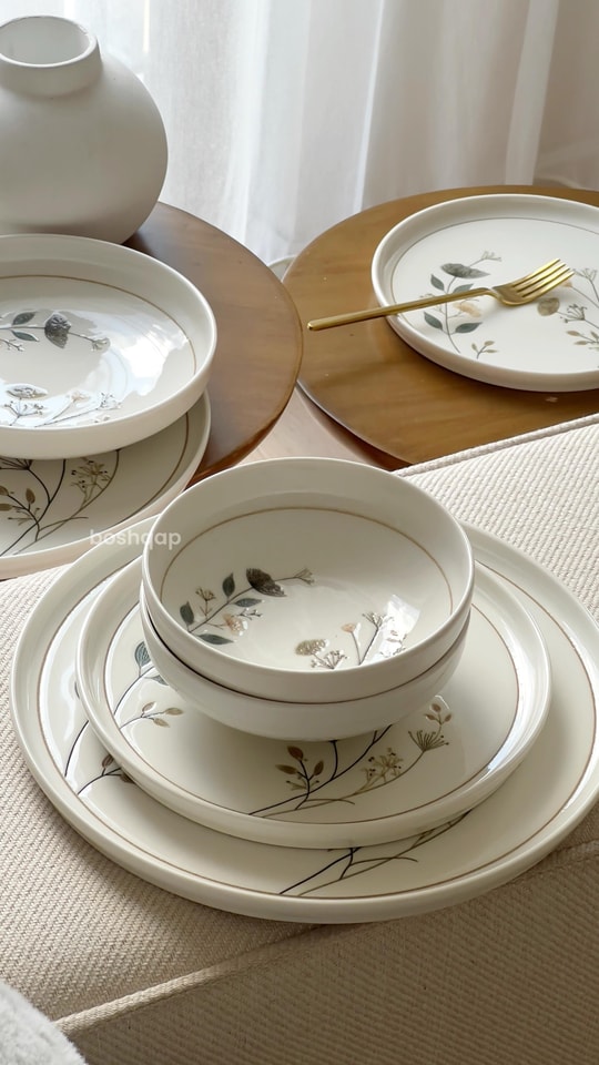 Asia 12 Kişilik 48 Parça Porselen Yemek Takımı  