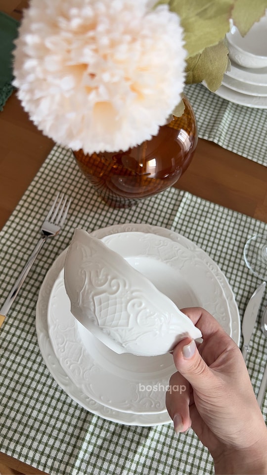 Francesca 6 Kişilik 24 Parça Porselen Yemek Takımı