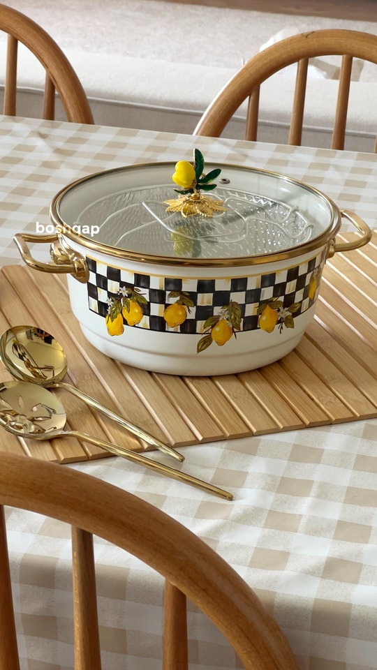 Millie Serisi 22cm Emaye Kızarma Tenceresi