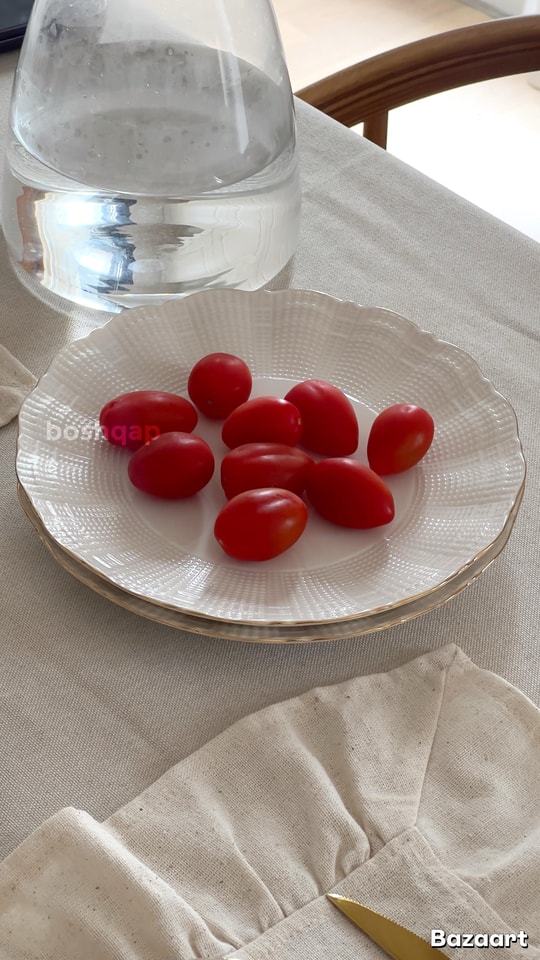  Sea shell 12 Kişilik 48 Parça Gold Yaldızlı Porselen Yemek Takımı 