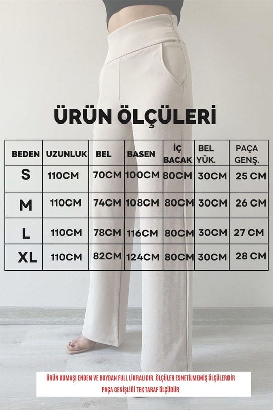 Beli Korsajlı Palazzo Pantolon