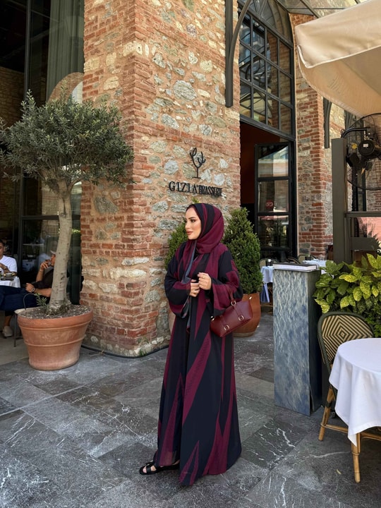 HR-1226H&R ButikKyl- Leva Şallı Abaya