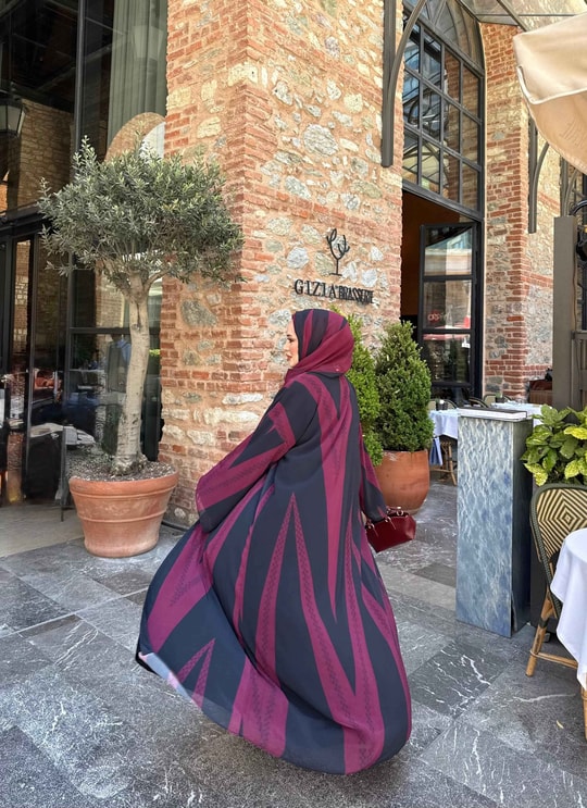 HR-1226H&R ButikKyl- Leva Şallı Abaya