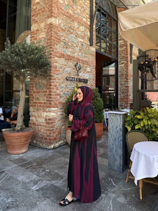 HR-1226H&R ButikKyl- Leva Şallı Abaya