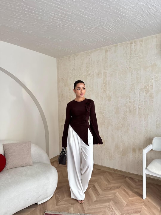 Body-06H&R ButikKurdela Detaylı Body Kahve