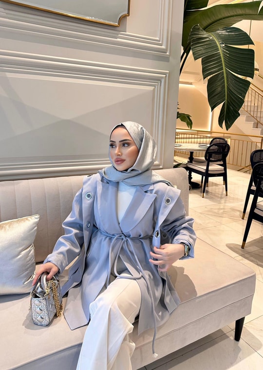 Ceket-131H&R ButikKuşgözlü Vera Ceket Gri